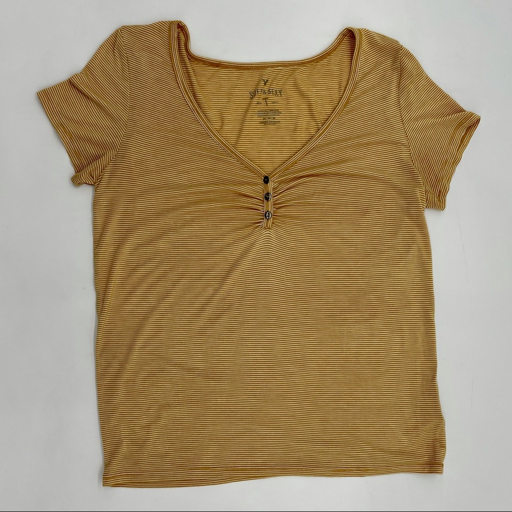 A&E Striped Tee